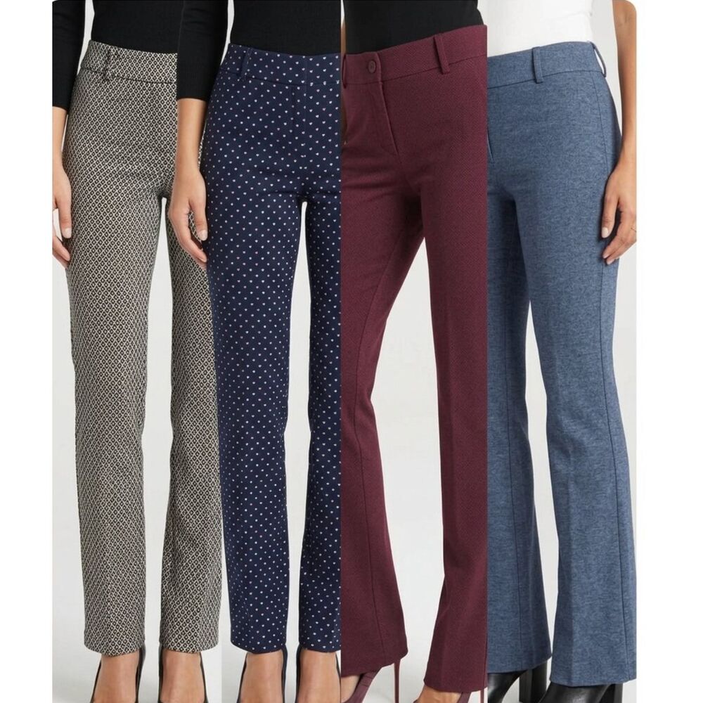 Betabrand Classic DPYP™ Dress Pant Yoga Pants Bundle 4 Pairs Size Small